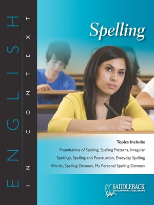 cover image of Spelling